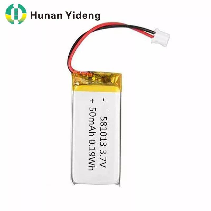 581013 3.7v 50mah లిథియం పాలిమర్ లి అయాన్ లిపో బ్యాటరీ