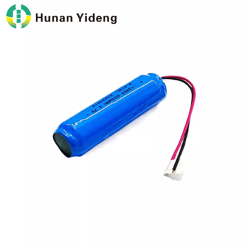 13450 650mAh 3.7v లిథియం అయాన్ బ్యాటరీ సెల్‌లు